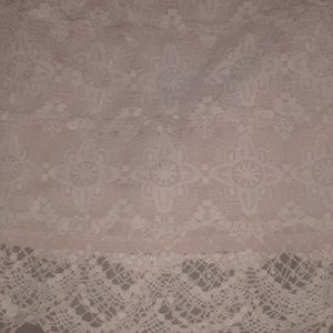 lacy white skirt